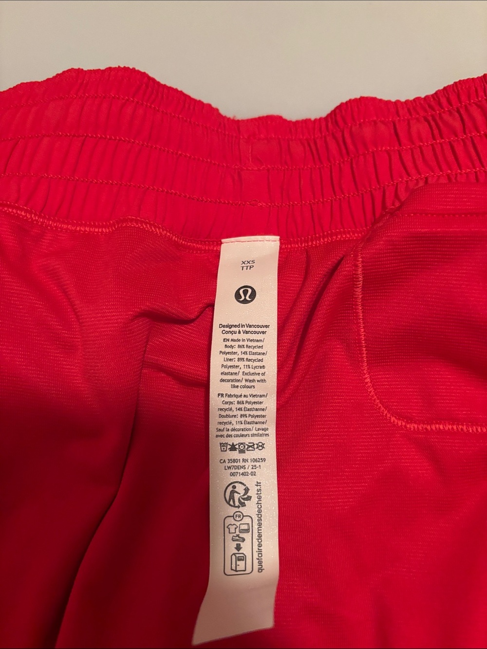 Women’s Athletic LULULEMON Shorts - Bright Pink Active Shorts - Picture 2 of 7